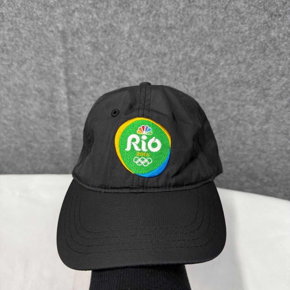 Team USA Olympic Cap Rio 2016 NBC Sports Black Polyester Adjustable Team Apparel